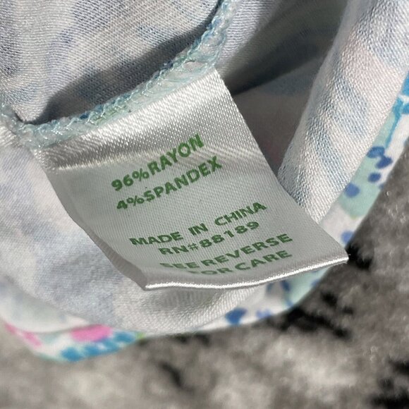 Lilly Pulitzer Alessa Romper Dress Womens Size Large Sink or Swim V-Neck Ruffle - Picture 7 of 9